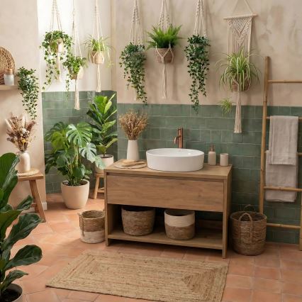 REA-U6370 - Aufsatzwaschbecken JOANA 38,5x50,5 cm Keramik/glänzend weiß