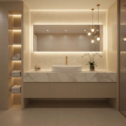 REA-U6371 - Aufsatzwaschbecken JOANA 40,5x65,5 cm Keramik/hochglänzend weiß