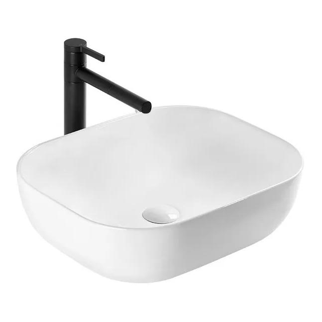 REA-U6521 - Aufsatzwaschbecken BELINDA SLIM 33x46,5 cm Keramik/Hochglanzweiß