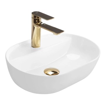 REA-U6617 - Aufsatzwaschbecken AURA 30x42 cm Keramik/glänzendes Weiß