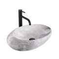 REA-U6651 - Aufsatzwaschbecken ROXY 31x49 cm Keramik/grau/Steinoptik