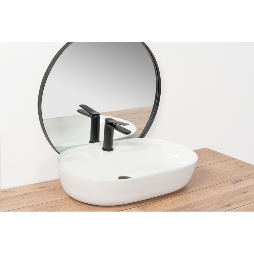 REA-U7900 - Aufsatzwaschbecken AURA 40,5x60,5 cm Keramik/Hochglanzweiß