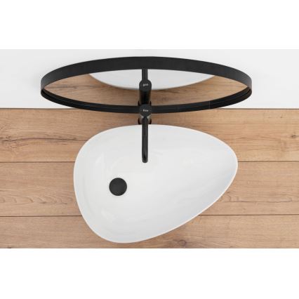 REA-U8536 - Aufsatzwaschbecken GRETA 39x56 cm Keramik/glänzend weiß