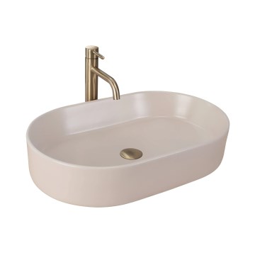 REA-U9661 - Aufsatzwaschbecken NADIA 38,5 x 61 cm Keramik/beige