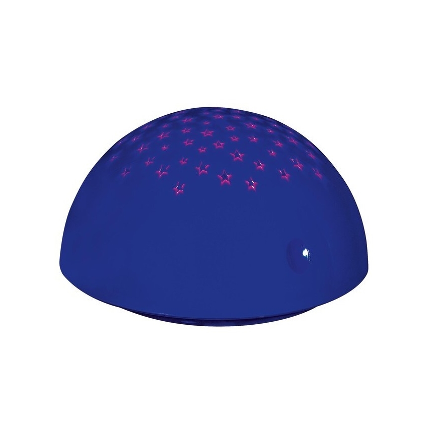 Reality - LED Touch Projektor SIRIUS LED/0,5W/3xAA blau