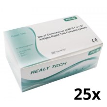 RealyTech – COVID-19 Antigen Rapid test (swab) – Nasenabstrichtest 25 Stück