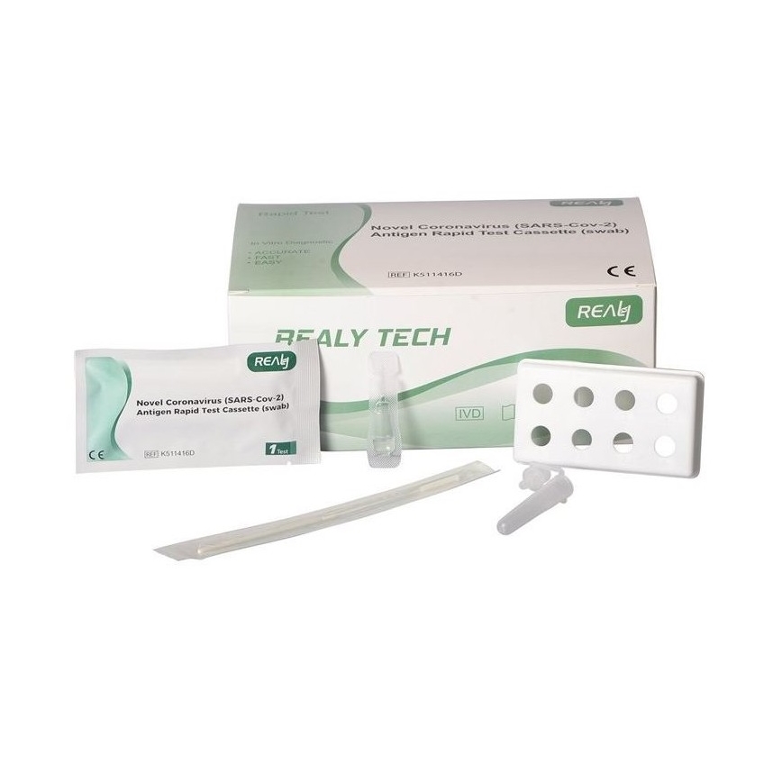 RealyTech – COVID-19 Antigen Rapid test (swab) – Nasenabstrichtest 25 Stück