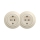 Reblig - Doppelsteckdose im Retro‑Stil mit Rahmen, SCHUKO 230V, Beige