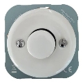 Reblig - Porzellan-Retro-Dimmer ohne Rahmen 250V/10A weiß
