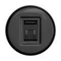 Reblig - Retro-Datendose ohne Rahmen, Anthrazit