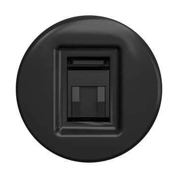 Reblig - Retro-Datendose ohne Rahmen, schwarz