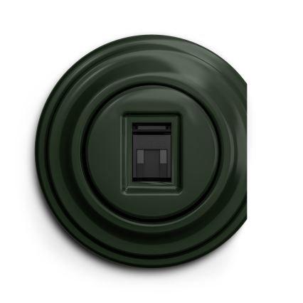 Reblig - Retro-Datendose rahmenlos, grün