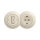 Reblig - Retro einpoliger Schalter Nr. 1 und SCHUKO-Steckdose 230 V mit Rahmen, beige