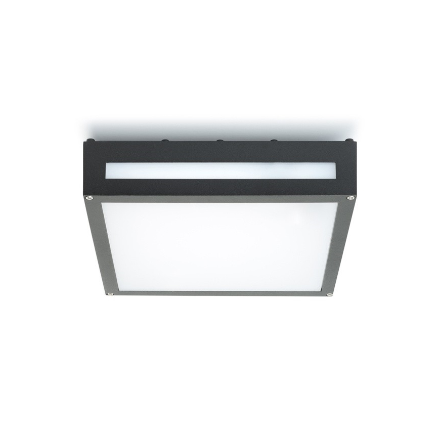 RED - Design Rendl - R10359 - Außen-Deckenleuchte PLAKA 2xE27/26W/230V IP54