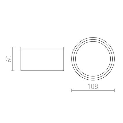 RED - Design Rendl - R10428 - Außenleuchte MERIDO 1xGX53/11W/230V IP44 weiß