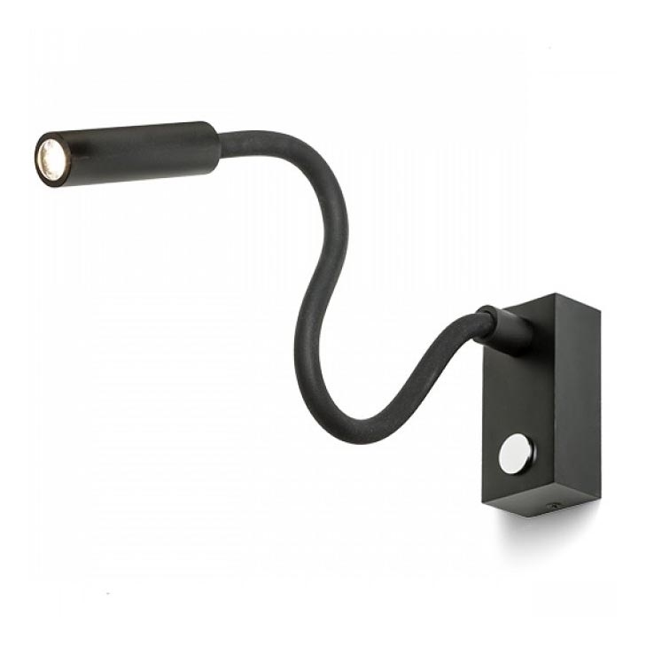 RED - Design Rendl - R10541 - LED Flexibler Leselampe AIM LED/3W/230V schwarz