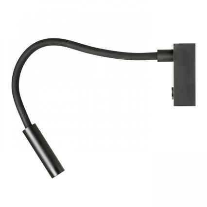 RED - Design Rendl - R10541 - LED Flexibler Leselampe AIM LED/3W/230V schwarz