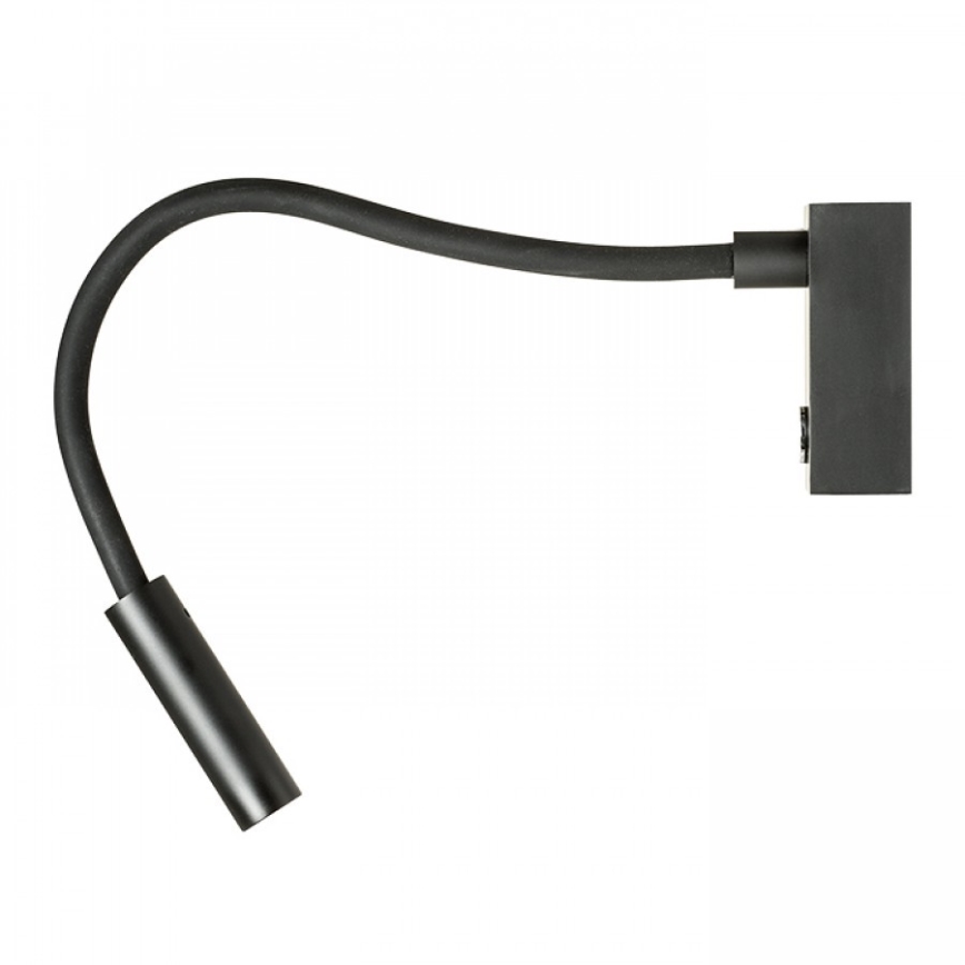 RED - Design Rendl - R10541 - LED Flexibler Leselampe AIM LED/3W/230V schwarz