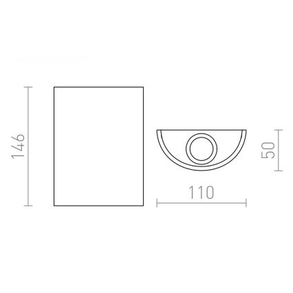 RED - Design Rendl - R12592 - LED Wandbeleuchtung DAFFY LED/6W/230V weiß