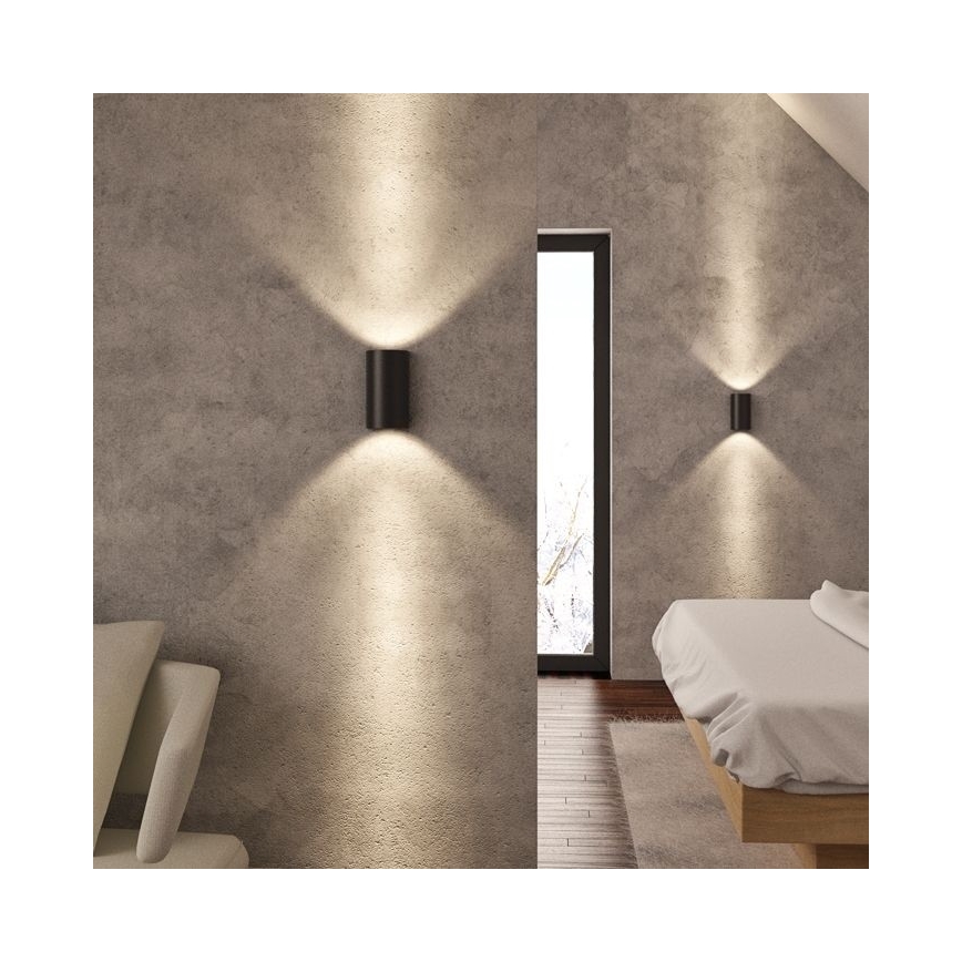 RED - Design Rendl - R12593 - LED Wandbeleuchtung DAFFY LED/6W/230V schwarz