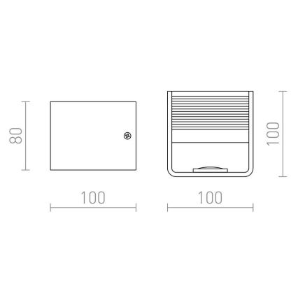 RED - Design Rendl - R12598 - LED Wandbeleuchtung ONYX LED/5W/230V weiß