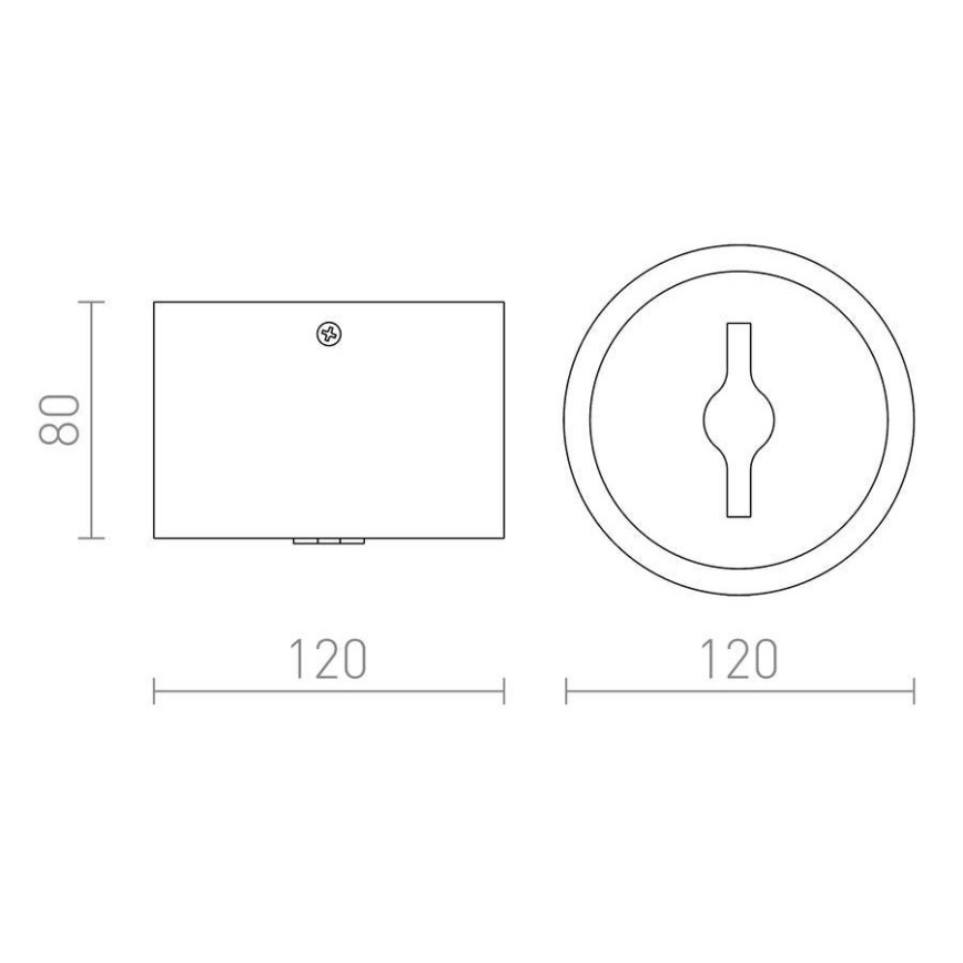 RED - Design Rendl - R12633 - LED Dimmbarer Strahler KELLY LED/15W/230V weiß