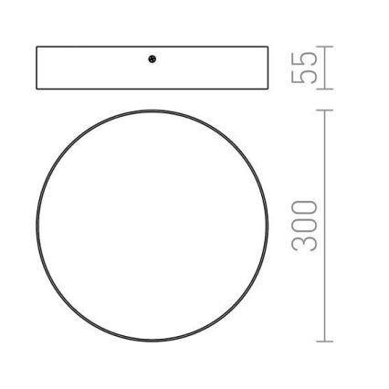 RED - Design Rendl - R12845 - LED Deckenleuchte LARISA LED/30W/230V braun