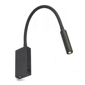 RED - Design Rendl - R12945 - LED Flexibles Leselicht EKE LED/3W/230V schwarz