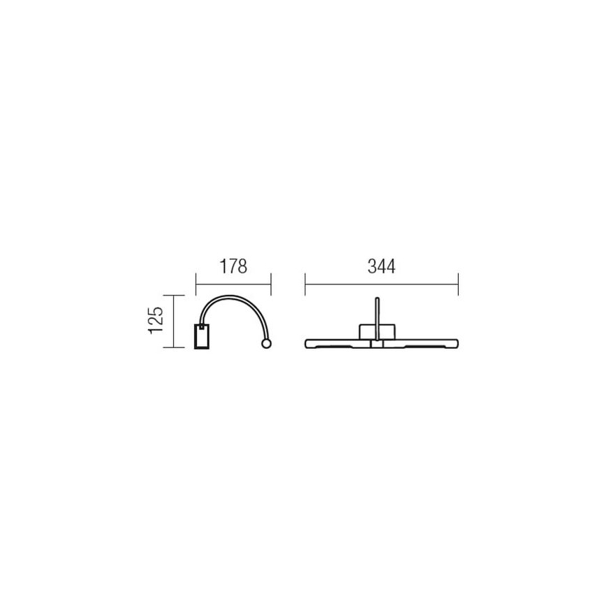 Redo 01-1135 - LED-Bilderleuchte KENDO LED/6W/230V 34,4 cm glänzendes Chrom