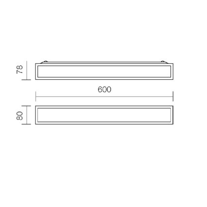 Redo 01-1233 - Badezimmer Wandleuchte EGO 3xE14/28W/230V IP44