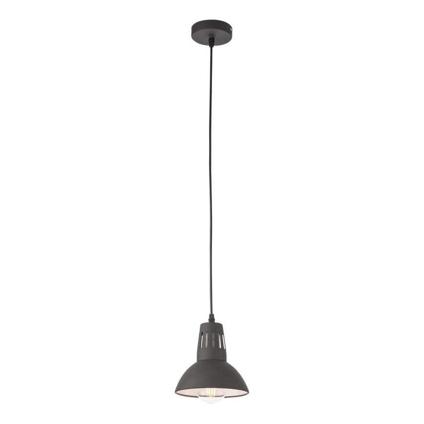 Redo 01-1279 - Pendelleuchte an Kabel PEEP 1xE27/42W/230V Ø 16,5 cm schwarz