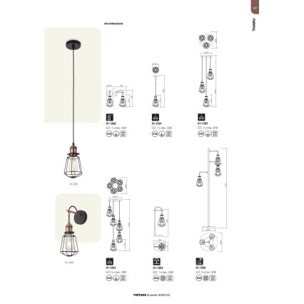 Redo 01-1304 - Tischlampe THARU 1xE27/42W/230V