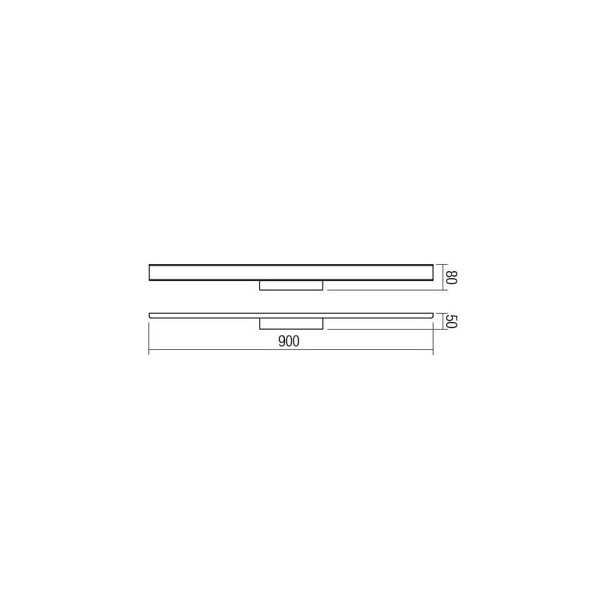 Redo 01-1527 - LED-Badezimmer-Spiegelleuchte DAO 1xLED/36W/230V IP44