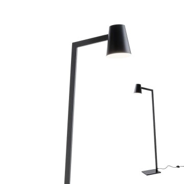 Redo 01-1557 - Stehleuchte MINGO 1xE27/42W/230V schwarz