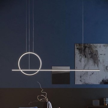Redo 01-1735 - LED dimmbare Hängeleuchte an Seil GIOTTO LED/46W/230V schwarz
