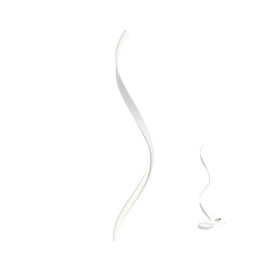 Redo 01-1797 - Dimmbare LED-Stehlampe TORSION LED/24W/230V weiß