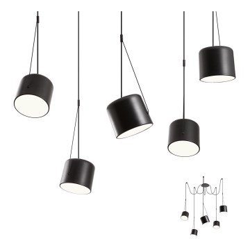 Redo 01-1828 - Hängeleuchte DODO 5xE27/15W/230V Spinne