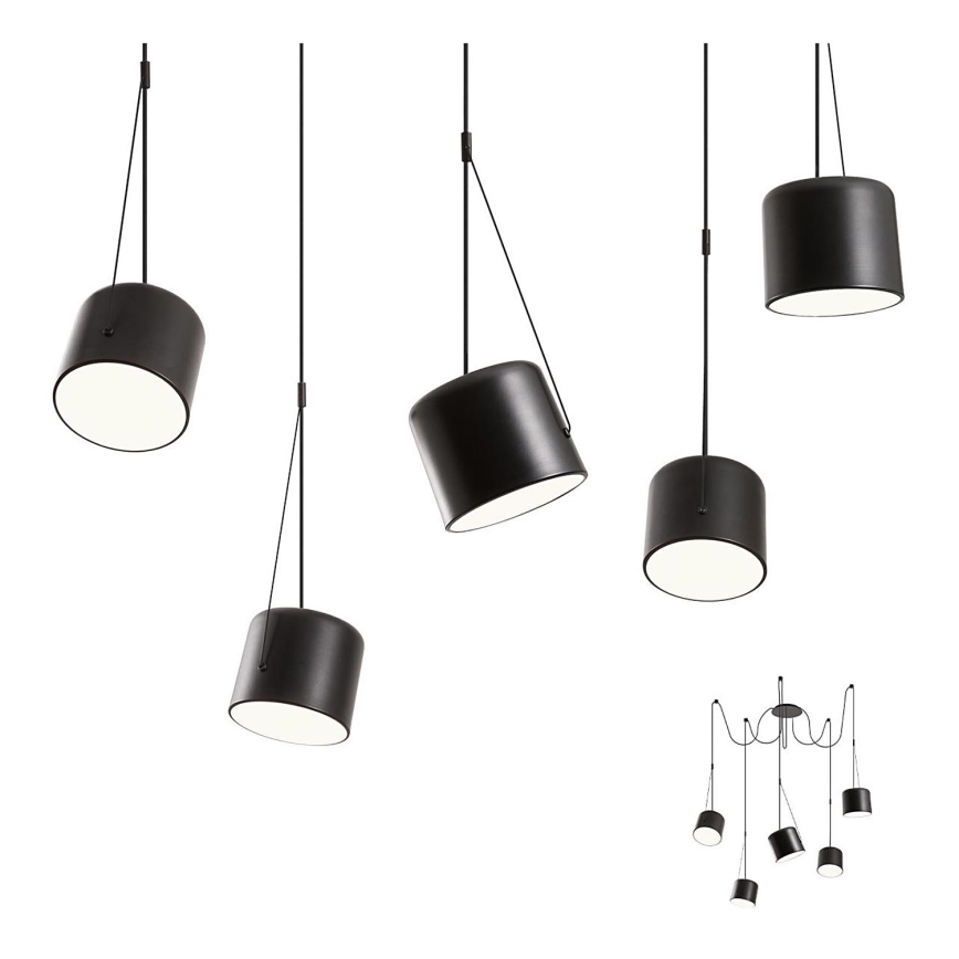 Redo 01-1828 - Hängeleuchte DODO 5xE27/15W/230V Spinne