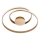 Redo 01-1887 - dimmbare LED-Deckenleuchte TORSION LED/29W/230V 4000K Ø 55 cm Bronze