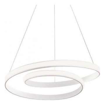 Redo 01-1888 - Dimmbare LED-Hängeleuchte an Kabel TORSION LED/29W/230V Ø 55 cm weiß
