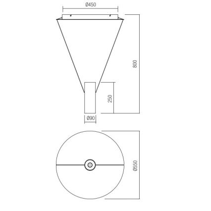 Redo 01-1971 - Dimmbare LED-Hängeleuchte an Schnur ESSENCE LED/36W/230V CRI 90 3000K weiß