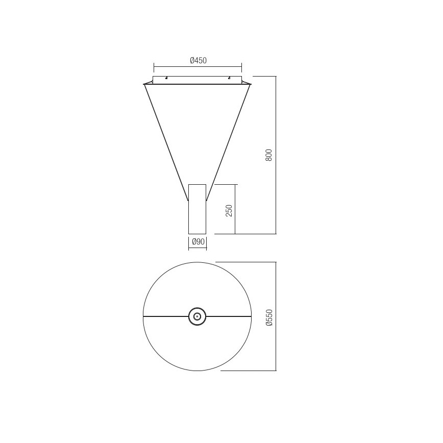 Redo 01-1971 - Dimmbare LED-Hängeleuchte an Schnur ESSENCE LED/36W/230V CRI 90 3000K weiß