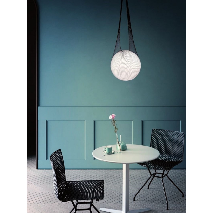 Redo 01-1972 - LED-Pendelleuchte an Stahlseil ALLURIA 1xE27/5W/230V Ø 25 cm