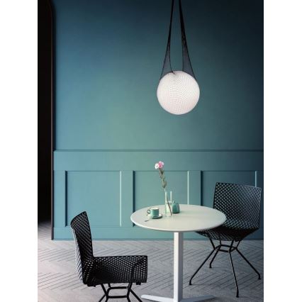 Redo 01-1974 - LED-Pendelleuchte ALLURIA an Kabel, 1xE27/10W/230V, Ø 40 cm