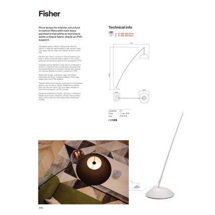 Redo 01-1988 - Stehleuchte FISHER 1xE27/42W/230V weiß