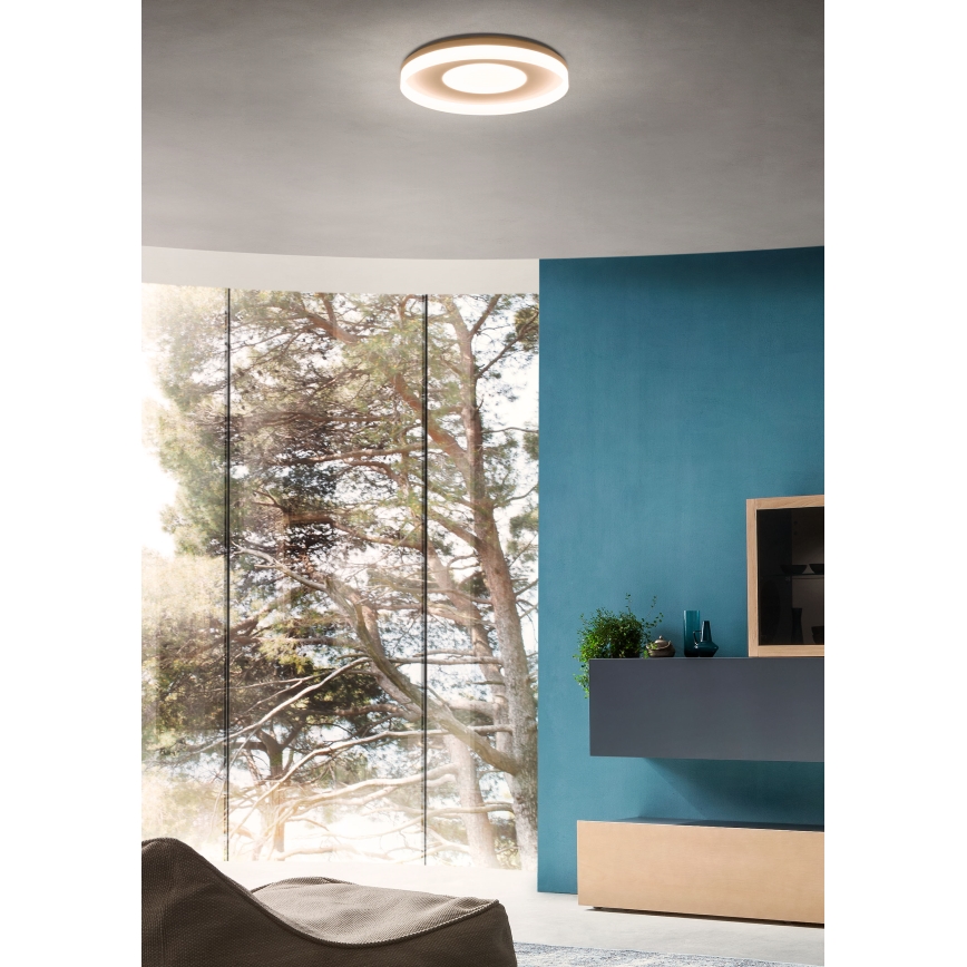 Redo 01-2004 - LED-dimmbare Deckenleuchte MAYA LED/75W/230V Ø 60 cm gold