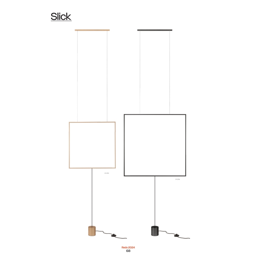 Redo 01-2197 - LED Stehlampe SLICK LED/19W/230V schwarz