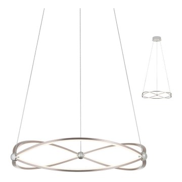 Redo 01-2251 - Dimmbare LED-Hängeleuchte QUARK LED/43W/230V 3000K d 60 cm matt Chrom