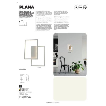 Redo 01-2317 - LED-dimmbare Pendelleuchte PLANA LED/80W/230V, goldfarben