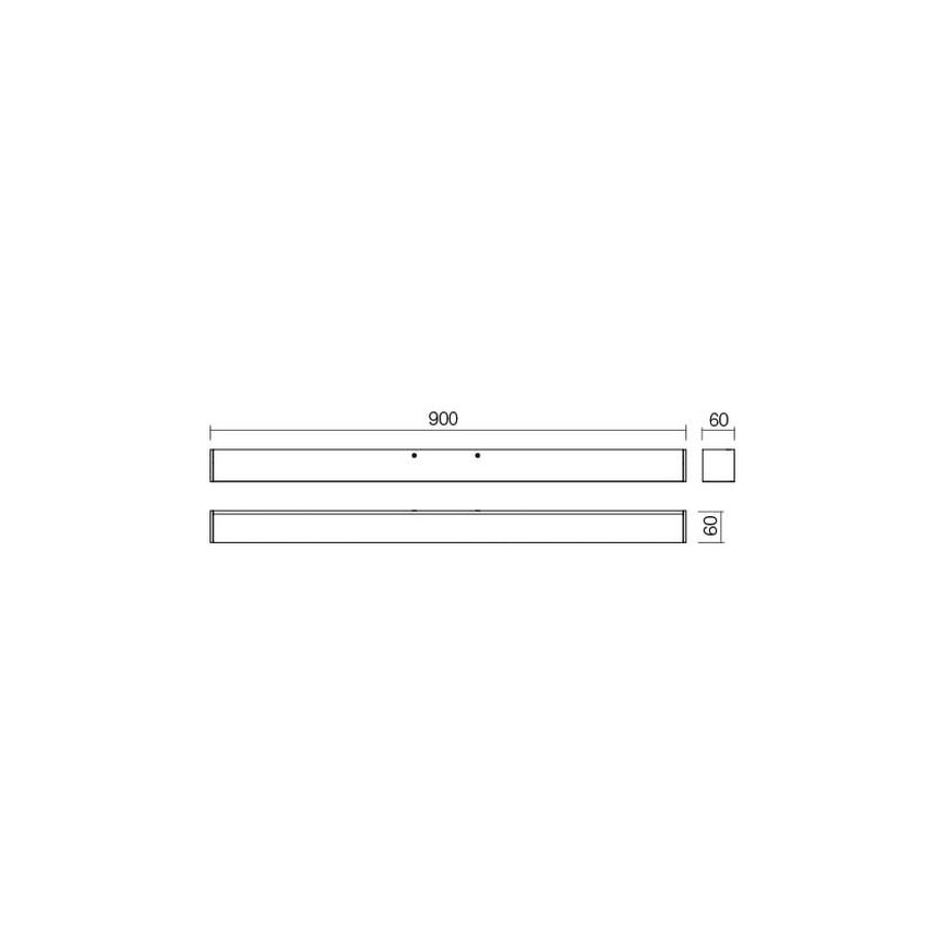 Redo 01-2328 - LED-Badezimmer-Spiegelbeleuchtung THELA LED/25W/230V 90 cm CRI 90 IP44